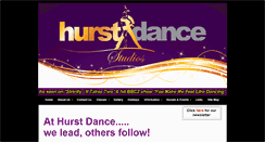 Desktop Screenshot of hurstdance.co.uk